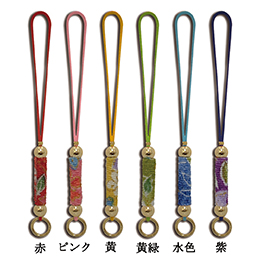 ちりめん丸カン根付紐(50本入)  Strap